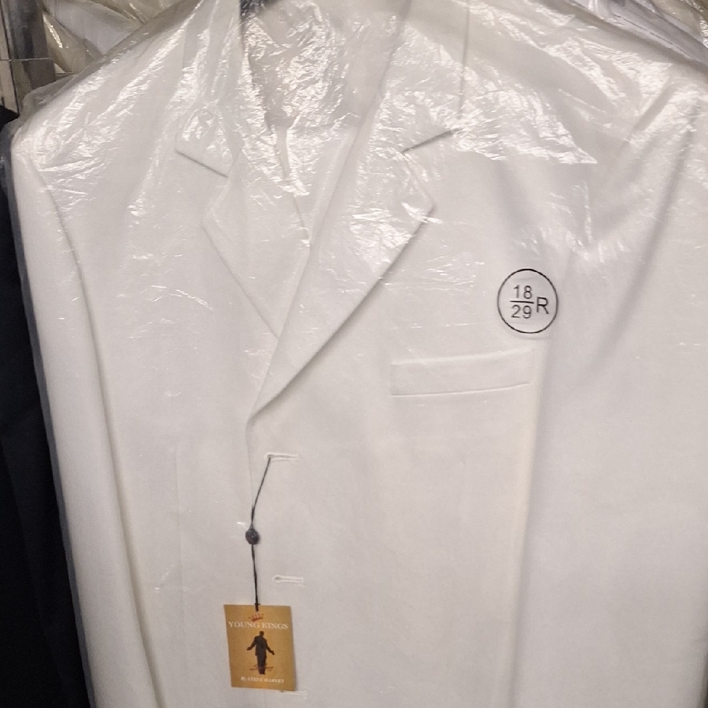 Kids White Formal Suit Set